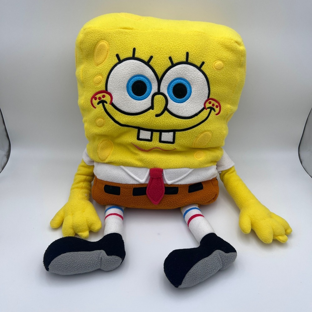Nickelodeon SpongeBob SquarePants Large Plush Stuffed Animal Yellow 15 Inch